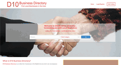 Desktop Screenshot of d10business.ie